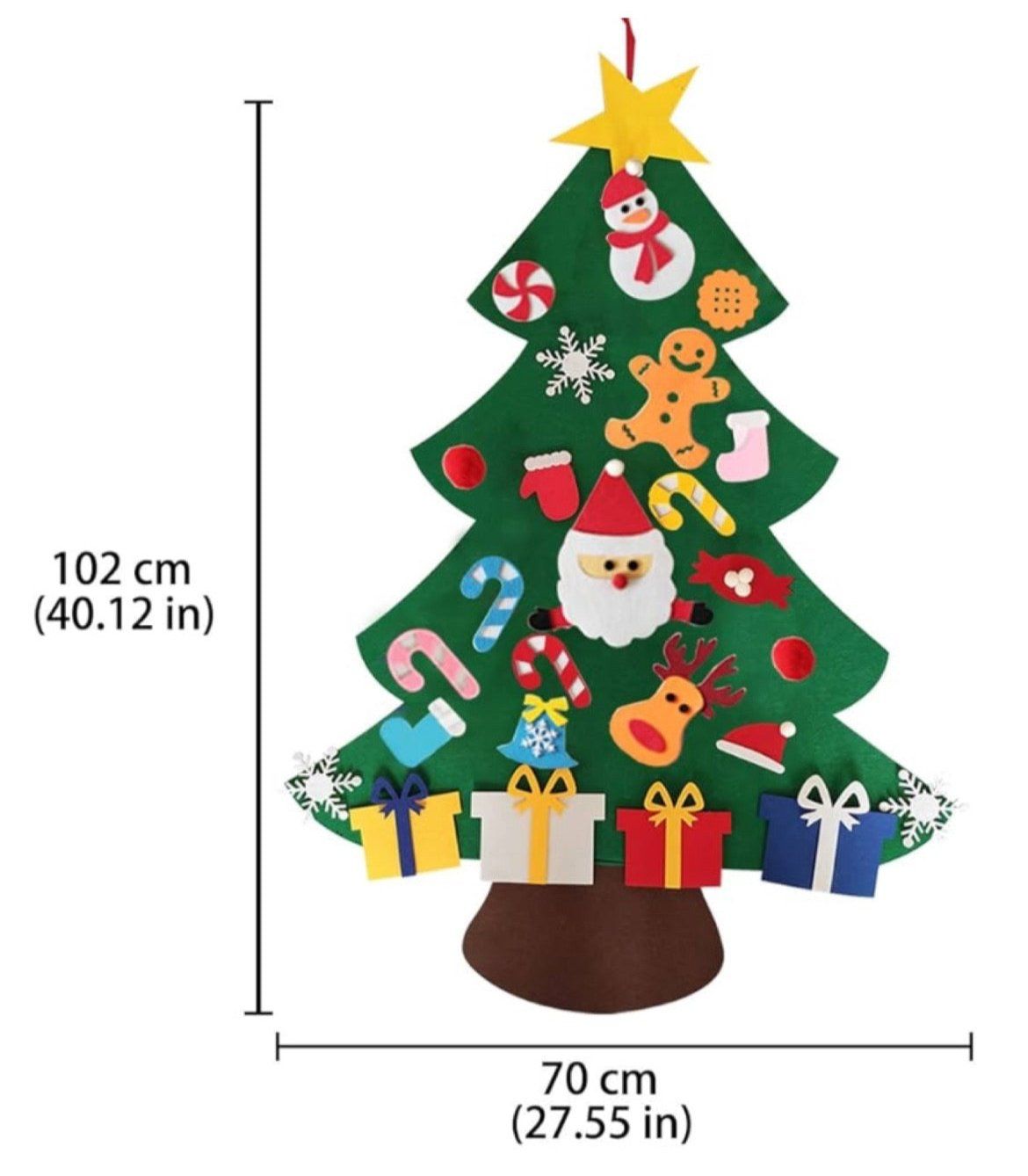 Árbol Mágico de Fieltro 25+Luz