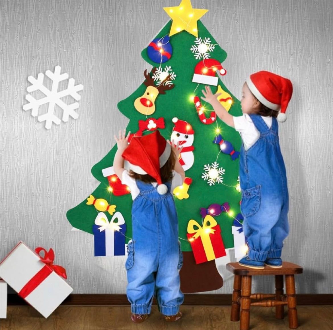 Árbol Mágico de Fieltro 25+Luz