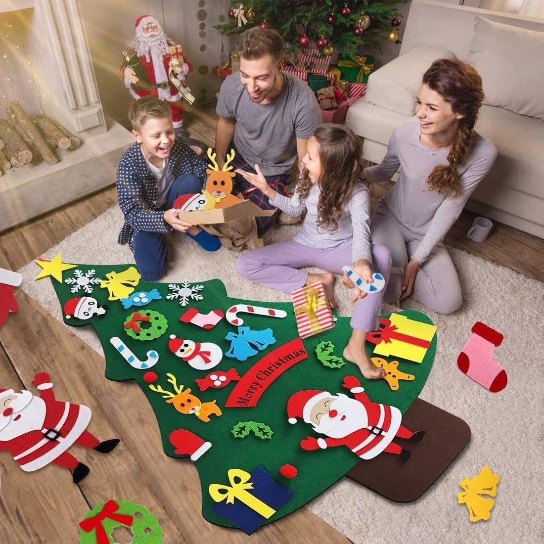 Árbol Mágico de Fieltro 25+Luz