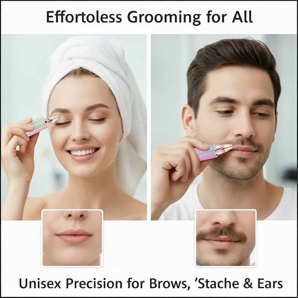 Depiladora 2 en 1 para Cejas y Vello Facial