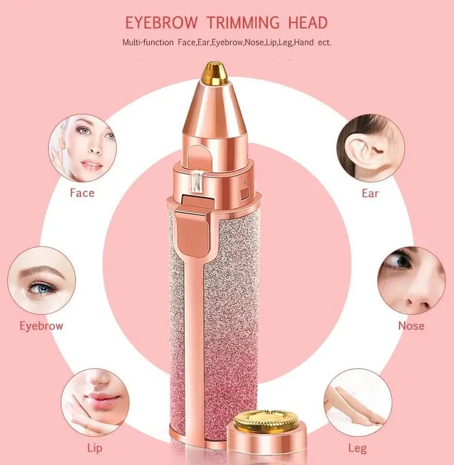 Depiladora 2 en 1 para Cejas y Vello Facial